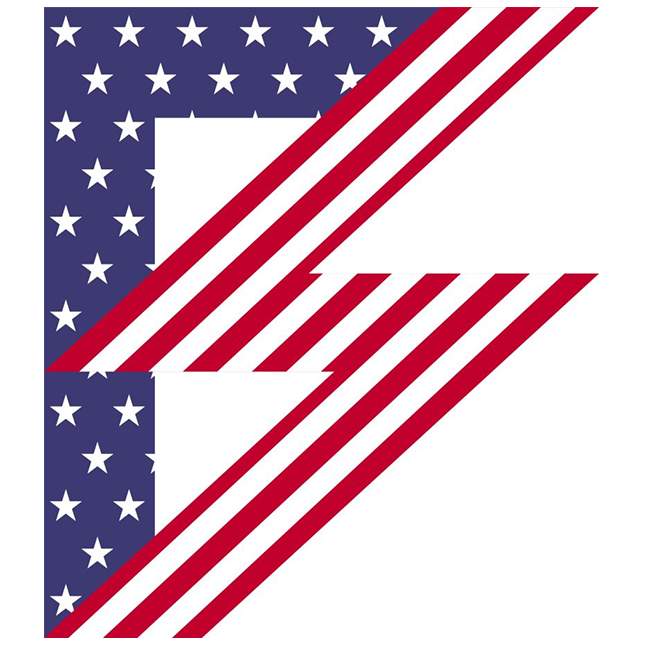 Boom Logo American Flag Variation
